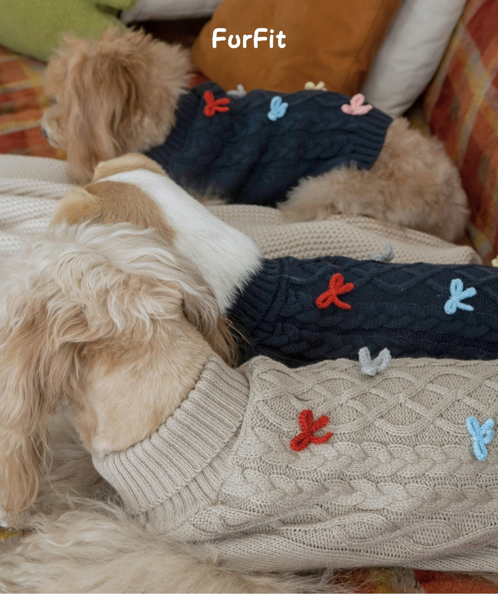 Hundepullover „Warm Bow“