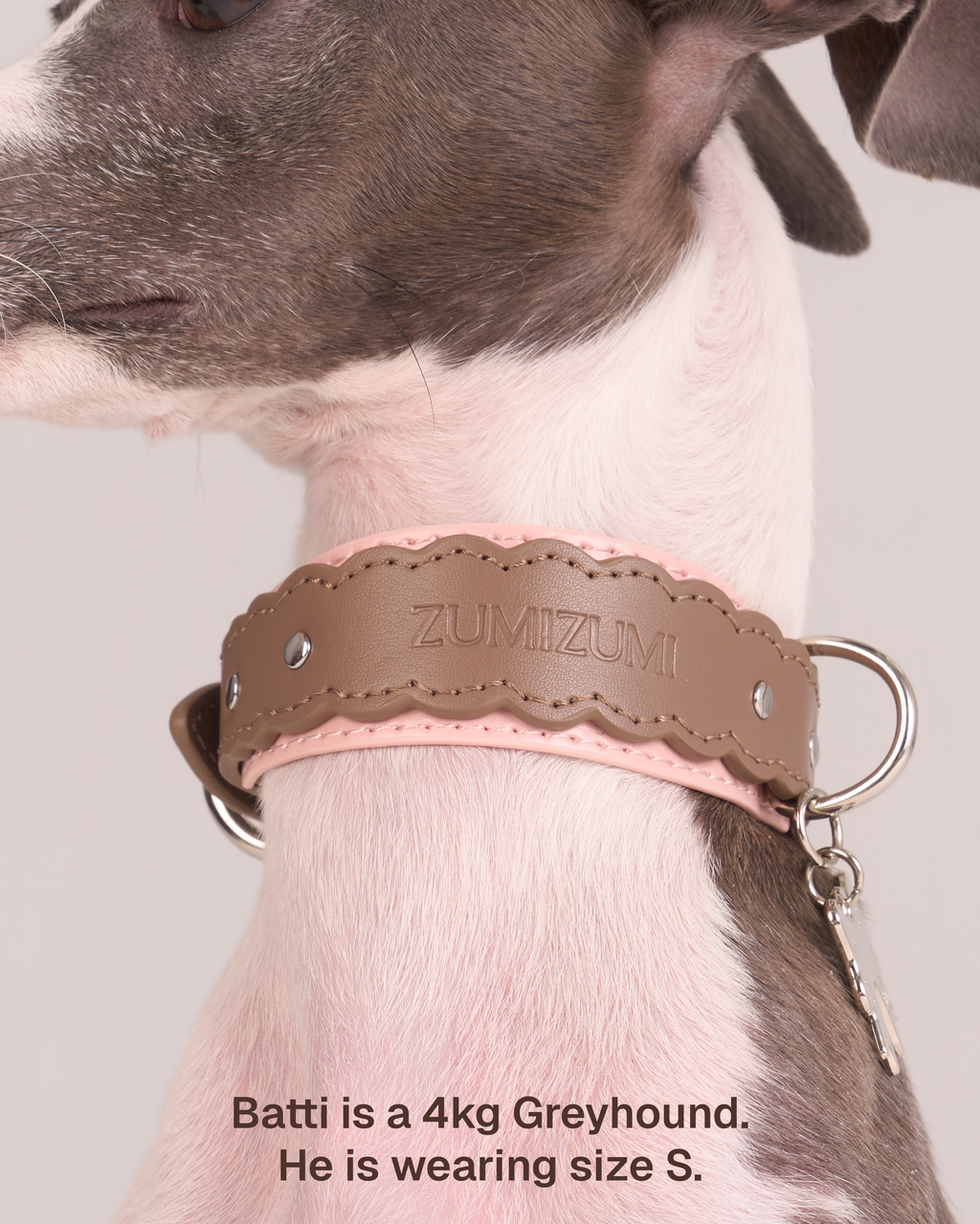 Lederhalsband Mayfair Scalloped – Zumizumi