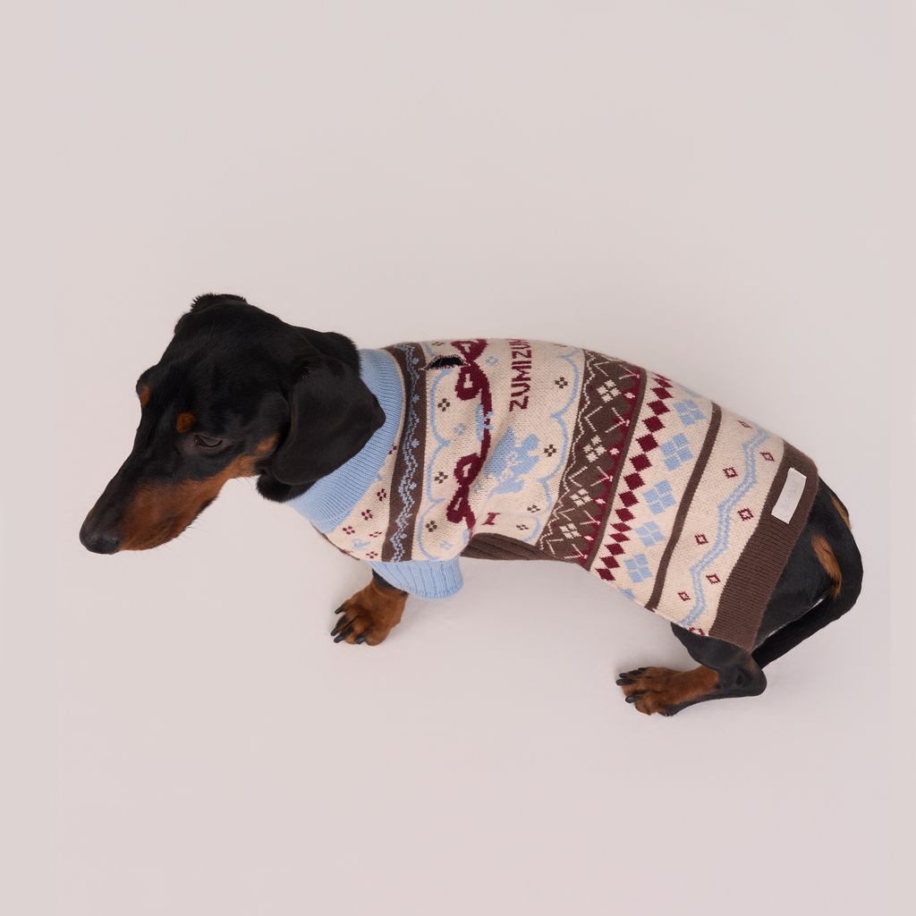 Fair Isle Strickweste – Festliche Ausgabe