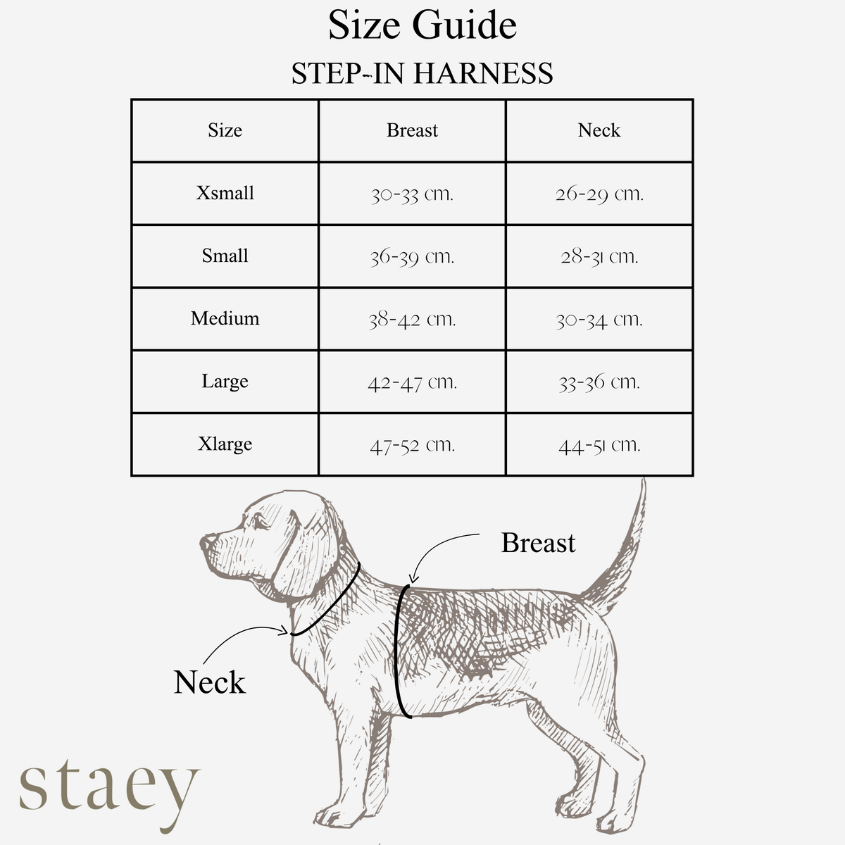 Hundegeschirr Step-In Saga | Mokka: M