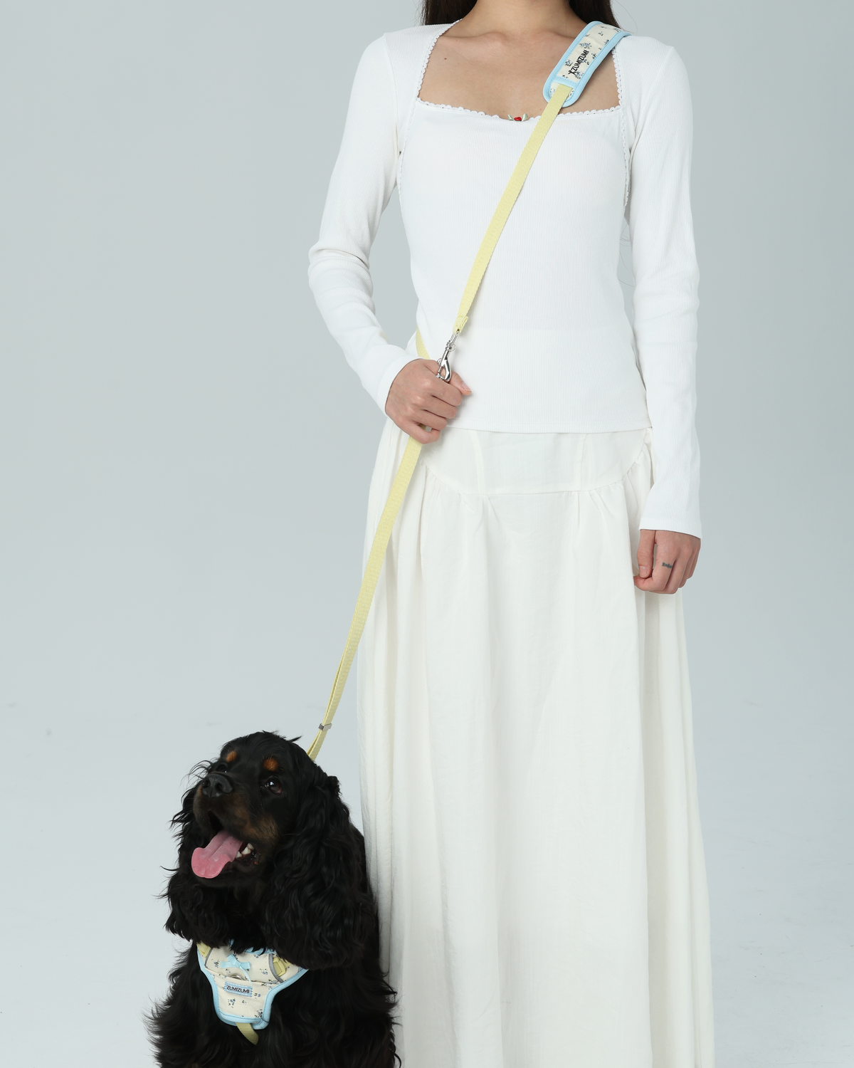 Hands-Free-Leine Chelsea Blumenmuster – Zumizumi