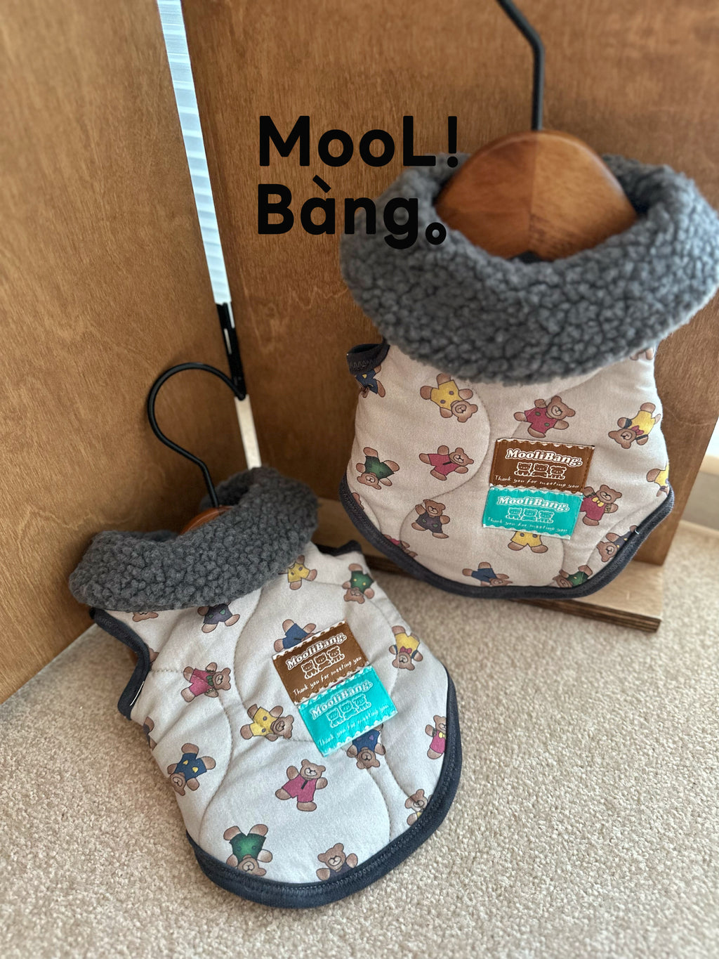 "Teddy Friends" Winter Dog Vest