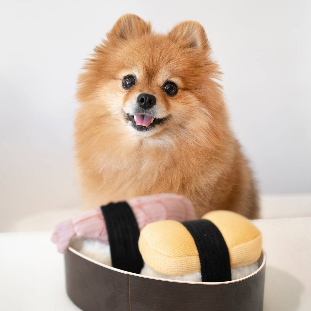 Schnüffelspielzeug mit Quietscher für Hunde SUSHI – Lambwolf Collective