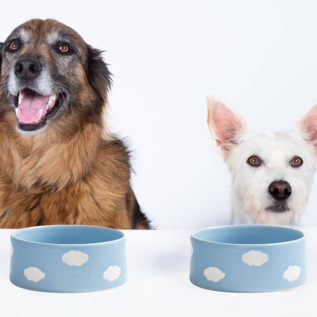 Set 2 ciotole per animali Nuvola 16,5 cm – Egg Back Home