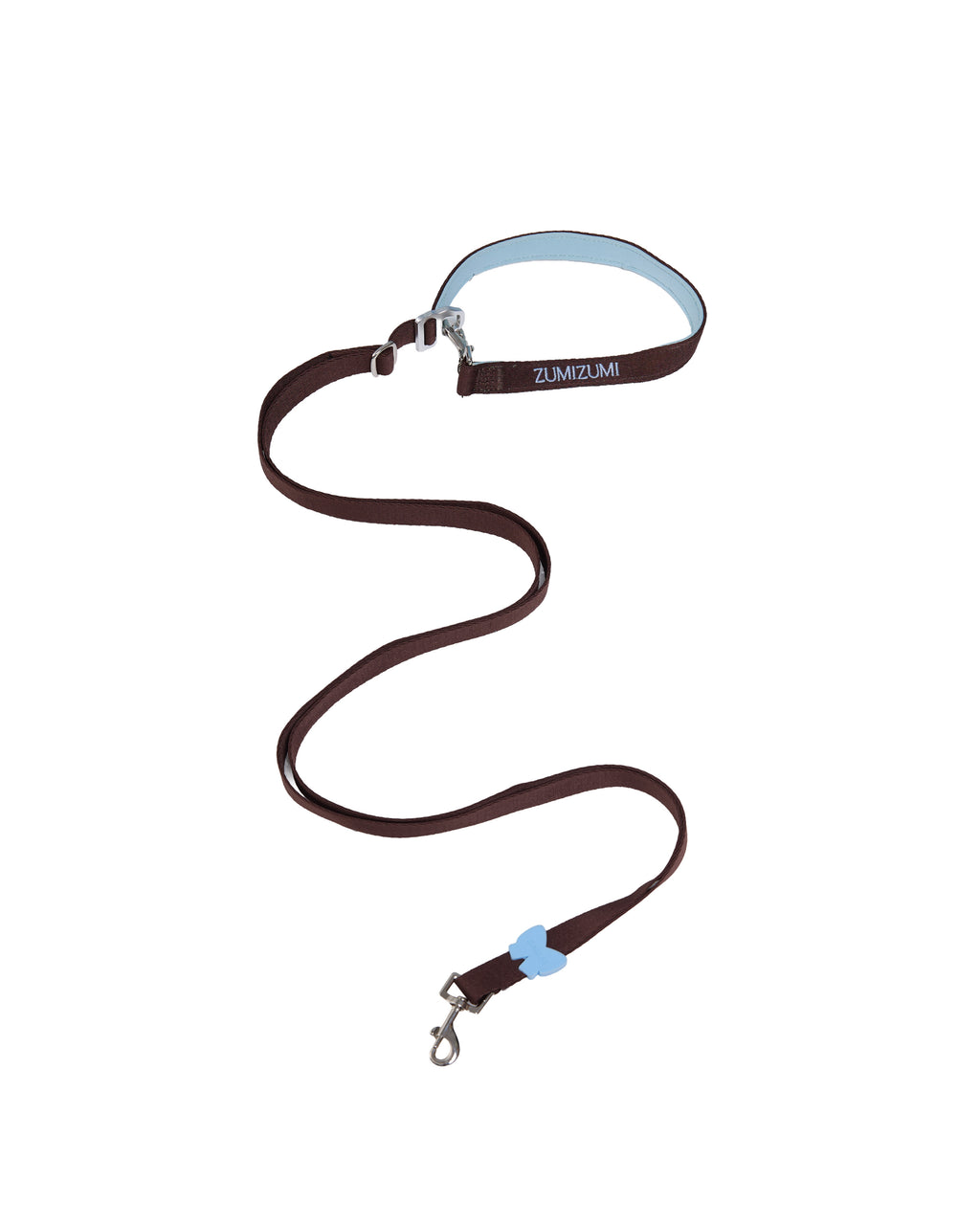 Guinzaglio Hands-Free Chelsea Marrone/Blu – Zumizumi